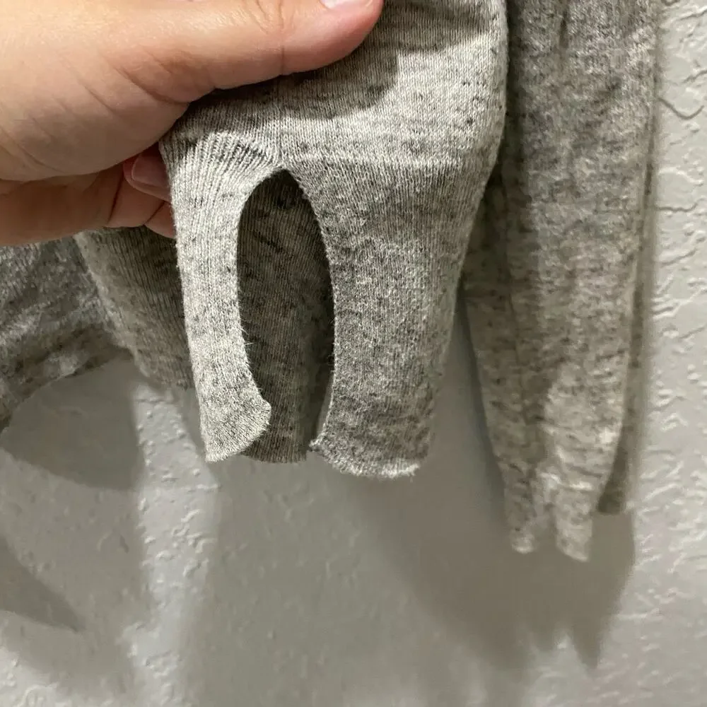 Gap Gray Lightweight Hooded Sweater Size XS